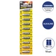 Батарейки Toshiba AA (LR6) High Power Alkaline 1.5V, 10 шт, пальчикова - зображення 1