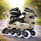 Детские ролики Scale Sports Gray LF 605 регулируемый размер 29–33 - изображение 1