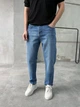 Мужские джинсы Difransel Slim Crop Fit 30 светло-синие - изображение 3