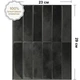 3D самоклеящиеся панели для стен SmartTiles, черные, 5 штук - изображение 6