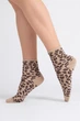 Жіночі шкарпетки з анімалістичним принтом Giulia WS2 FASHION 2503 36/40 Beige-piel, повсякденні без резинки, з леопардовим принтом - зображення 3