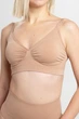 Жіночий топ із функцією бюстгальтера Giulia BRA DOUBLE SHAPEWEAR L/XL Beige-nude, з моделюючим ефектом, безшовний топ бра - зображення 3
