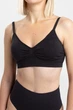 Жіночий топ із функцією бюстгальтера Giulia BRA DOUBLE SHAPEWEAR L/XL Black, з моделюючим ефектом, безшовний - зображення 3