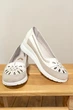 Туфлі DJUS SHOES натуральна шкіра та замша 37 розмір (24 см.) 345.253 Білий - изображение 6
