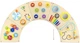 Tablica manipulacyjna Viga Wall Arch Montessori 44765 (6971608447655) - obraz 1