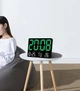 Часы Deepfox GH-0717 LED цифровые электронные настенные/настольные Будильник Дата Температура 25х17см оранжевый - изображение 12