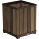 Горщик для квітів Keter Deco square planter Walnut 261033 - изображение 1