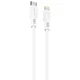 Кабель Proove Rebirth Type-C to Lightning 27W (1m) white - зображення 1
