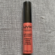 Рідка помада з матовим фінішем Nyx Soft Matte Lip Cream Kyoto SMLC63 персиковий нюд 8 мл - зображення 4
