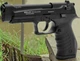Стартовый пистолет Blow TR 92 02 AUTO Beretta 92 + доп. магазин (Black/Black Grips) Беретта 92 - изображение 1