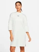 Платье-футболка миди женское Nike Style Fleece 3Q Dress DV5248-133 M Sail/Black (196149361321) - изображение 1