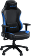 Кресло геймерское игровое Anda Seat Luna Color Size L до 100 кг Black/Blue PVC (AD18-48-BS-PV) - изображение 4
