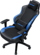 Кресло геймерское игровое Anda Seat Luna Color Size L до 100 кг Black/Blue PVC (AD18-48-BS-PV) - изображение 6