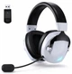 Игровые беспроводные наушники Onvyx BL100PRO с микрофоном, Bluetooth 5.3 + 2.4G + AUX, для ПК, PS4, PS5, Xbox, телефона White - изображение 1