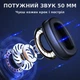 Игровые беспроводные наушники Onvyx BL100PRO с микрофоном, Bluetooth 5.3 + 2.4G + AUX, для ПК, PS4, PS5, Xbox, телефона White - изображение 6