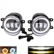 Противотуманные фары ПТФ туманки LED Leader на Subaru Legacy 45W W/Y DRL/повт 14-17 Субару Легаси SV060010 - изображение 1