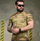 Тактична чоловіча футболка військова military мультикам розмір XL - зображення 6