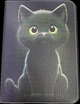 Чохол Slim Case для iPad 10 generation 10.9" (2022) / iPad 11 generation A16 11" (2025) Black cat - зображення 1
