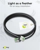 Патч-корд Goobay RJ45 FTP8.1 0.25m patch Slim Ultra Flexi PoE+ Cu чорний(75.07.4351) - изображение 8