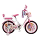 Детский велосипед 20" CORSO EMILY 2-х для девочки на возраст 6-9 лет 120-145 см с ручными и ножным тормозами и дополнительными колесами корзина звонок багажник для детей белый - изображение 12