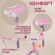 Велосипед Corso Emily 12 дюймов 2-х колесный для детей 3-4 года рост: 80-100 см с ручным и ножным тормозом, корзинкой и дополнительными колесами для девочки розовый - изображение 4