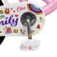 Велосипед Corso Emily 12 дюймов 2-х колесный для детей 3-4 года рост: 80-100 см с ручным и ножным тормозом, корзинкой и дополнительными колесами для девочки розовый - изображение 11