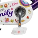 Детский велосипед 12" CORSO EMILY 2-х колесный для детей 3-4 года рост 80-100 смс ручными и ножным тормозами и дополнительными колесами багажником корзиной звонок для девочки фиолетовий - изображение 12