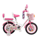 Велосипед Corso Emily 14" 4-5 лет 90-105 см двухколесный со стальной рамой ручным и ножным тормозом и дополнительными колесами для детей - изображение 8