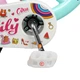 Велосипед Corso Emily 14" для детей 4-5 лет рост 90-105 см стальная рама, с ручным и ножной тормозом, корзинкой, багажником и украшениями для девочки голубой - изображение 10