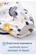 Детский слюнявчик фартук для творчества нагрудник с длинными рукавами от 6 месяцев до 3 лет Принт динозавр Белый - изображение 3