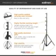 Штатив для освітлення Walimex pro AIR Jumbo 600 Чорний Б/В - зображення 2