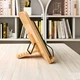Настольная подставка из натурального бамбука для книг и гаджетов регулируемый складной держатель - изображение 9