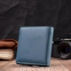 Женский кошелек среднего размера из натуральной кожи ST Leather 19497 Бирюзовый - изображение 7