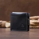 Функциональное тонкое портмоне GRANDE PELLE 11323 Синее - изображение 8