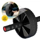 Ролик (гімнастичне колесо) для преса 4FIZJO Ab Wheel Black/Red (P-5907739311559) - зображення 7