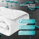 Одеяло летнее Antistatic Sleep 140х210 см IDEIA гипоаллергенное антистатическая ткань, легкое, для лета - изображение 6