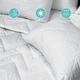 Одеяло летнее Antistatic Sleep 140х210 см IDEIA гипоаллергенное антистатическая ткань, легкое, для лета - изображение 9