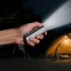 Зовнішній аккумулятор BOROFONE BJ87 Star power bank with flashlight and cable(5000mAh) Black - зображення 9