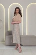 Спідниця літня зі штапелю 881ZARA 2XL бежева - зображення 2