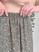 Спідниця літня зі штапелю 881ZARA 2XL оливкова - зображення 6