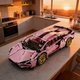 Конструктор техник машинка Lamborghini TOPA 1280 деталей масштаб 1:14 Розовый N0451 - изображение 4