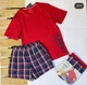 Пижама (футболка и шорты) для мужчины Livergy LIDL 454404 XXL Красный - изображение 5