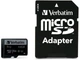 Карта пам'яті Verbatim 64 GB microSDXC UHS-I U3 V30 A2 Class 10 Pro + SD Adapter (47042) - зображення 1