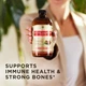 Цитрат кальция и магния с витамином Д3 Solgar, Liquid Calcium Magnesium Citrate with Vitamin D3, Strawberry, 473 мл - изображение 7