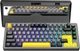 Беспроводная Клавиатура ATTACK SHARK X86 Black-Yellow с АЛЮМИНИЕВЫМ Корпусом. 2,4 ГГц/Bluetooth/кабель. Hot-Swap. Аккумулятор 4000 мАч. RGB-подсветка. Свитчи Matcha - изображение 1