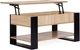 Stolik kawowy ModernHome by Multistore rozkładany 90 cm Dąb Sonoma TH-MST-16-1 (5905817011766) - obraz 4