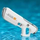 Водный пистолет электрический MHZ Shark 39 см. Бластер аккумуляторный с автоматическим набором воды, USB заряд - изображение 5