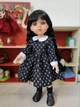 Лялька Уенздей Венздей Wednesday у сукні Paola Reina 14834, 32 см - зображення 1