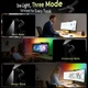 Изогнутая лампа для монитора Quntis 66 см RGB с портом USB, пультом дистанционного управления и теплой белой подсветкой, сложная лампа для монитора с автоматическим затемнением, регулируемой яркостью и цветовой температурой. Черная - изображение 8
