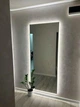 Прямоугольное зеркало с LED подсветкой полный рост для спальни и прихожей, 100*80см, Mirrorika - изображение 3